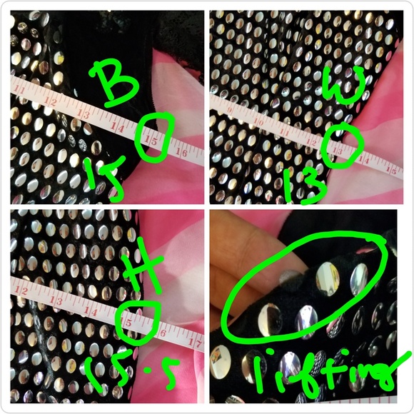 🔮SOLD🔮VTG studded cocktail dress w/ beads - Picture 5 of 5